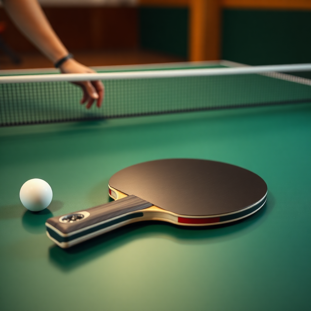 Saque Lateral no Tênis de Mesa: Como Executar e Quando Usar 2 Tênis de mesa: saque lateral tênis de mesa — cena realista de tênis de mesa