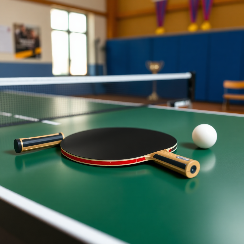 Tênis de mesa: como organizar torneio de tênis de mesa — cena realista de tênis de mesa