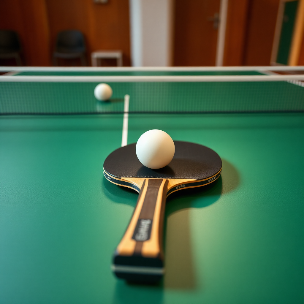 Como Treinar a Coordenação Motora para o Tênis de Mesa 2 Tênis de mesa: coordenação motora tênis de mesa — cena realista de tênis de mesa