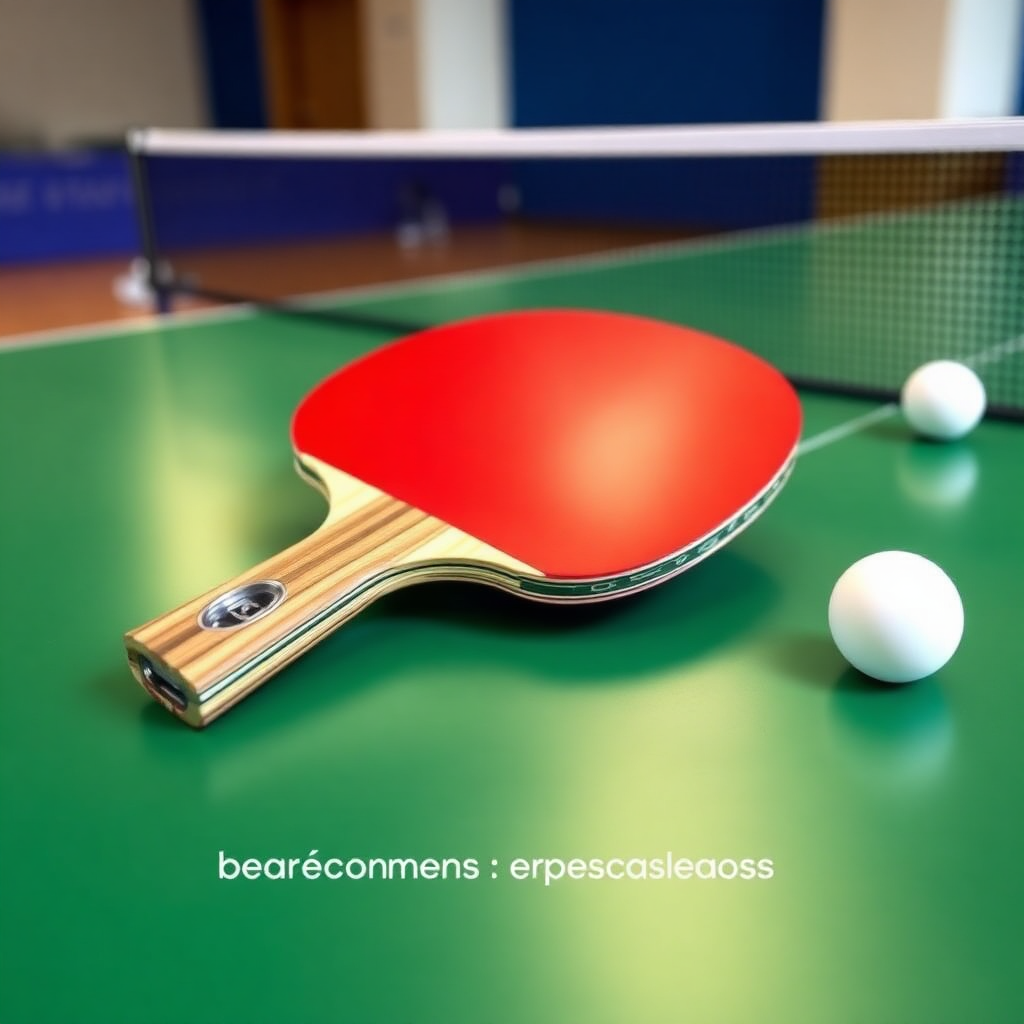 Tênis de mesa: erros comuns no tênis de mesa — cena realista de tênis de mesa