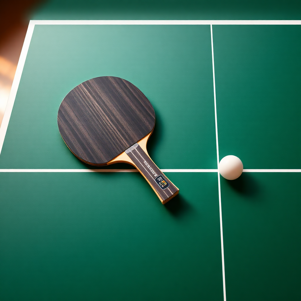 Tênis de mesa: medidas oficiais do tênis de mesa — cena realista de tênis de mesa