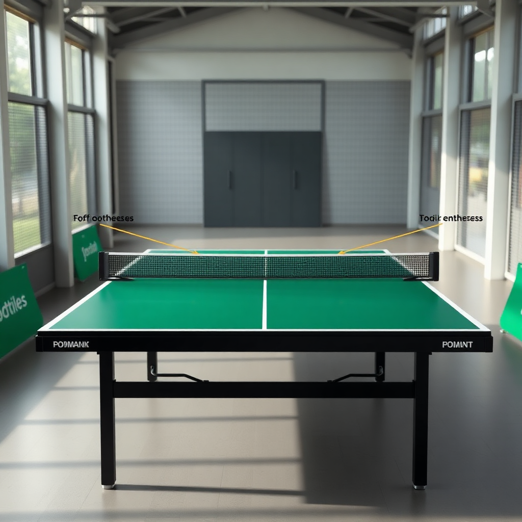 Guia completo de posições e táticas de movimentação no tênis de mesa 2 Tênis de mesa: posições no tênis de mesa — cena realista de tênis de mesa