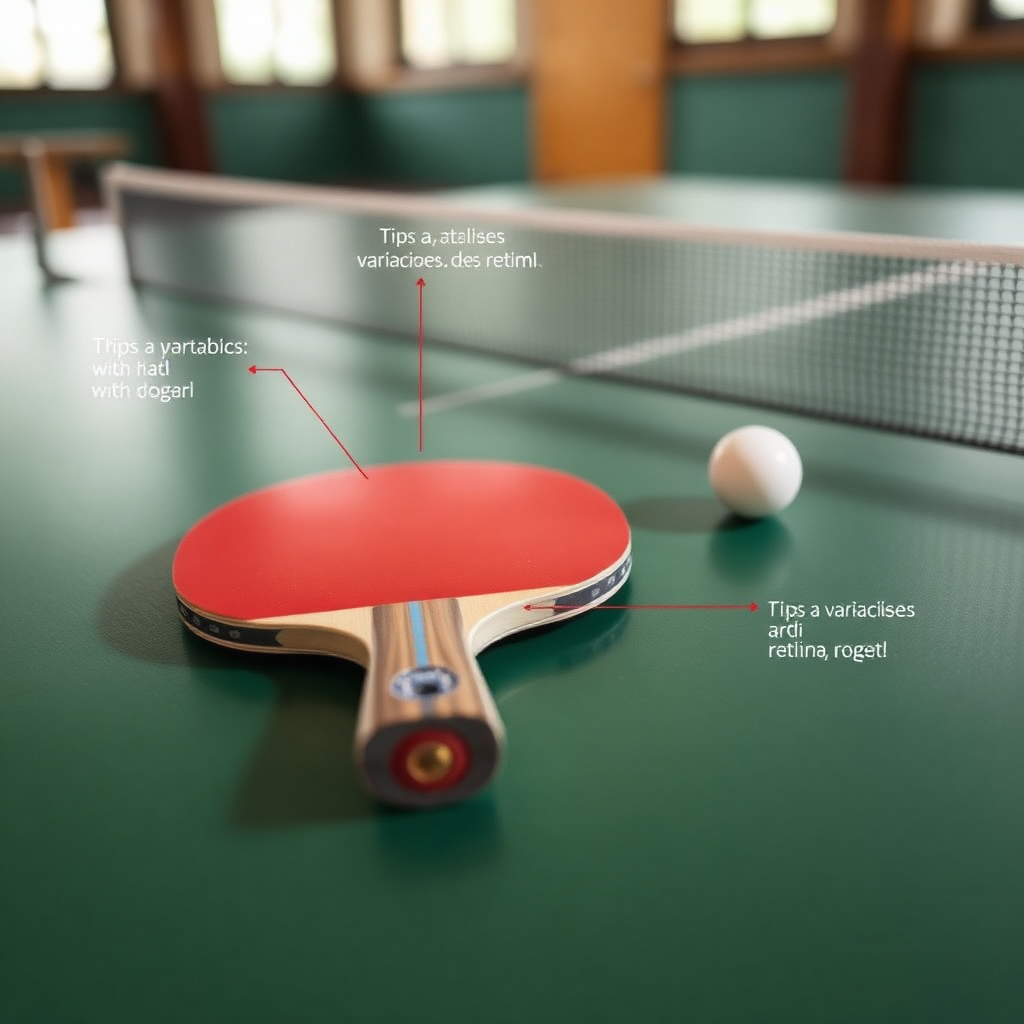 Tênis de mesa: táticas avançadas de tênis de mesa — cena realista de tênis de mesa