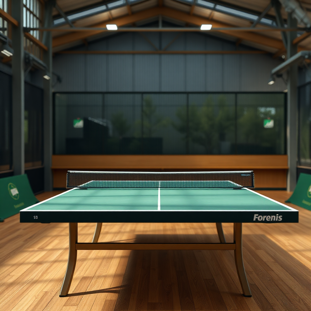 Tênis de mesa: táticas defensivas no tênis de mesa — cena realista de tênis de mesa