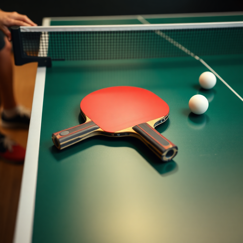 Como o Tênis de Mesa Contribui para a Saúde Mental: Foco, Bem-estar e Qualidade de Vida 2 Tênis de mesa: tênis de mesa e saúde mental — cena realista de tênis de mesa