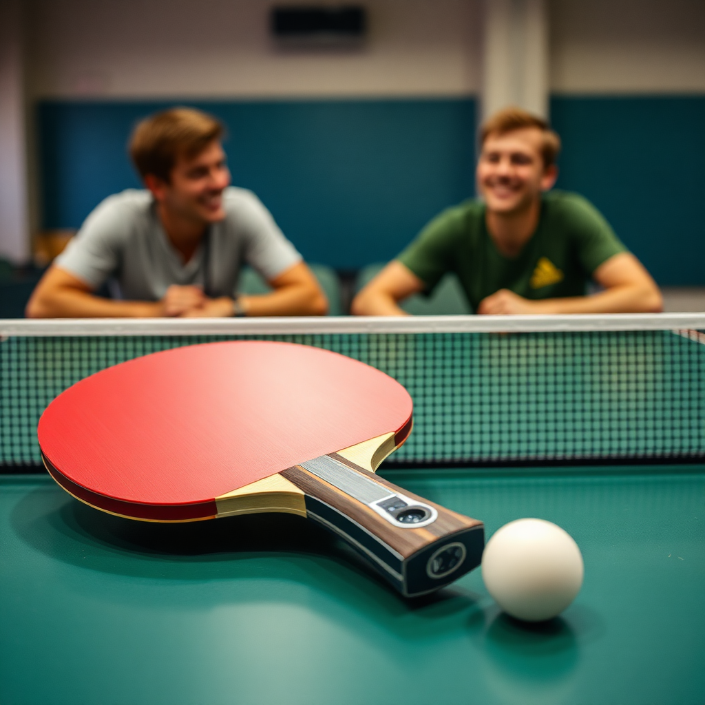 Como o Tênis de Mesa Contribui para a Saúde Mental: Foco, Bem-estar e Qualidade de Vida 3 Tênis de mesa: tênis de mesa e saúde mental — cena realista de tênis de mesa