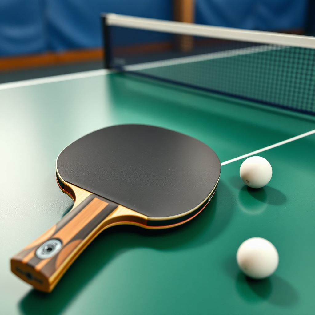Tênis de mesa: tênis de mesa nas Olimpíadas — cena realista de tênis de mesa